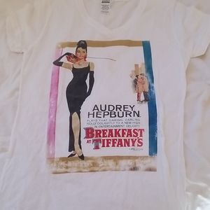 Breakfast at Tiffany's Audry hepburn tee